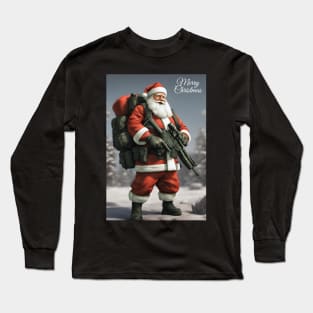 Tactical Santa Long Sleeve T-Shirt